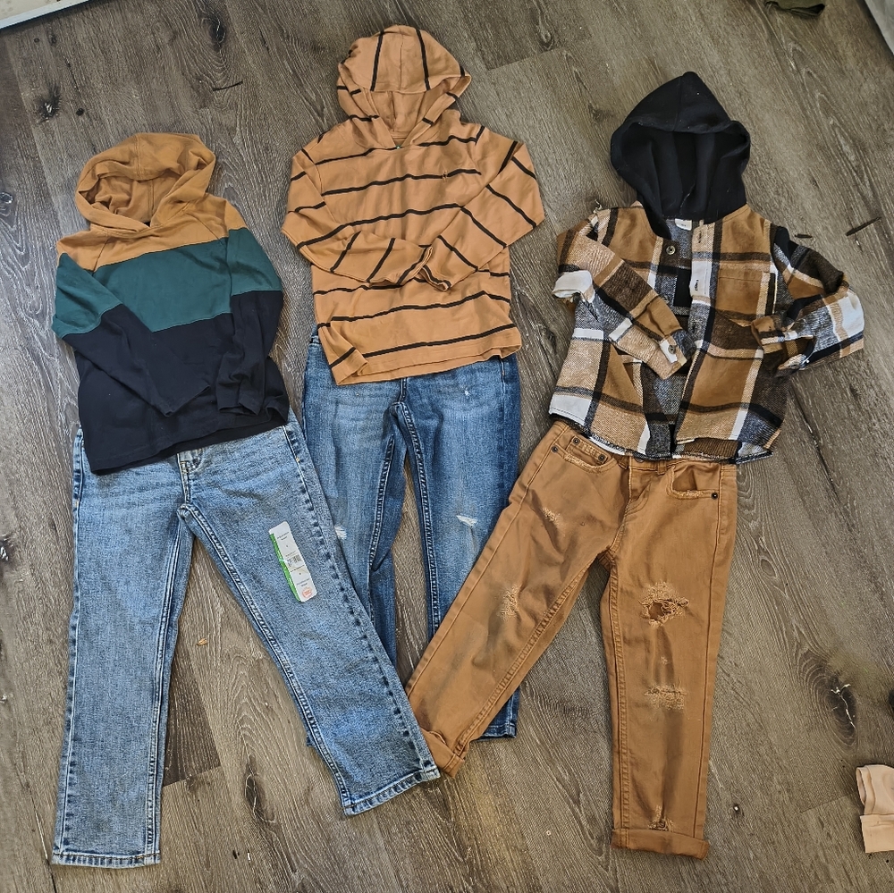 Stylish Kids' Hoodie and Jeans Set